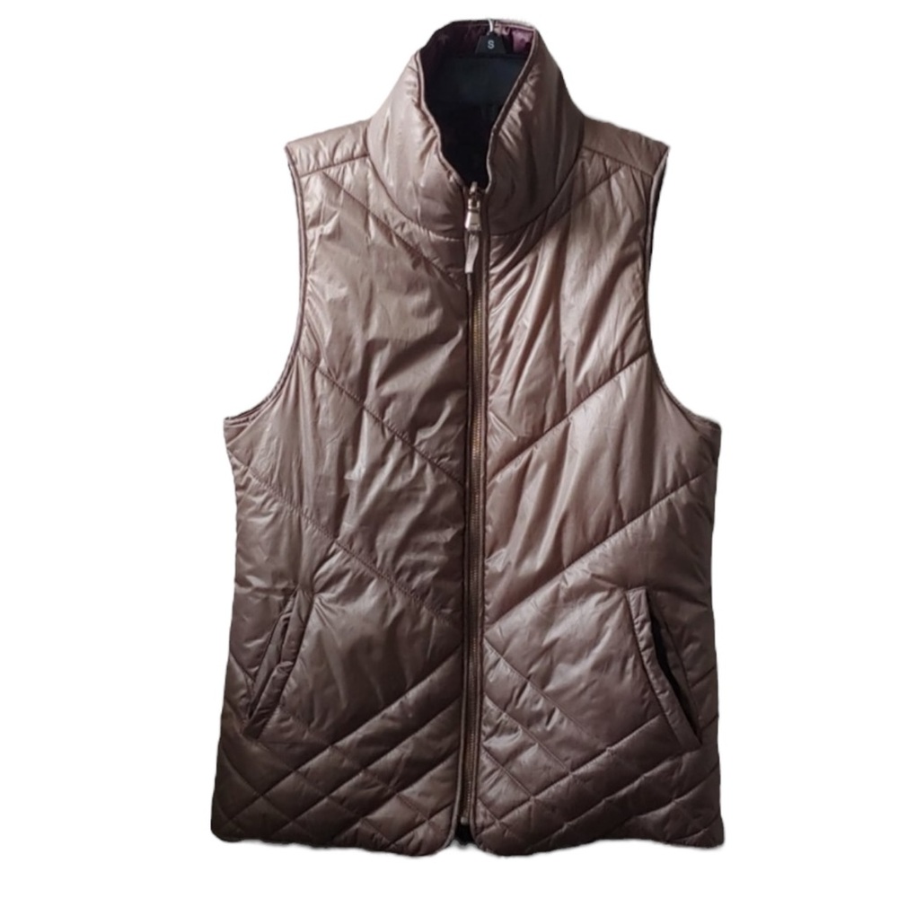 KENSIE Jeans Reversible Puffer Vest Size Medium -- PERFECT FOR FALL!!! - Picture 3 of 10